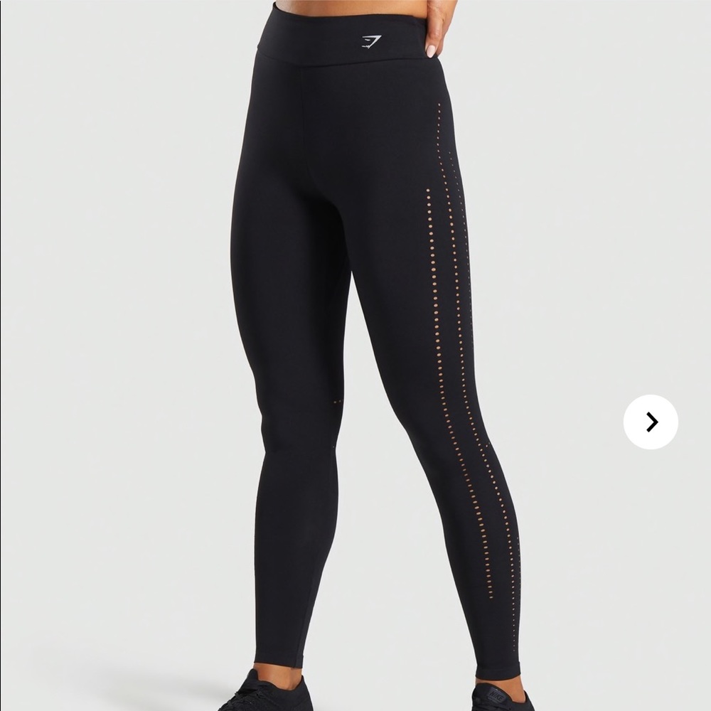 Gymshark Laser Cut Tights 🖤 Like New